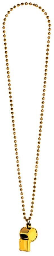 Whistle Necklaces- Yellow-36&#39;&#39;