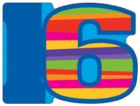 Invitations-16th Birthday Stripes