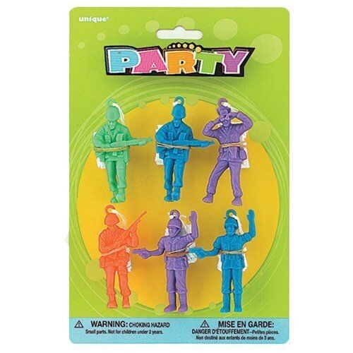 Party Favors- Parachute Men- 6pcs/2.5&quot;