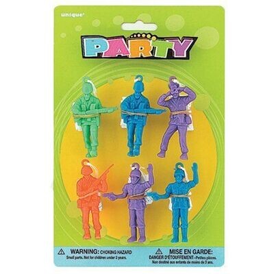 Party Favors- Parachute Men- 6pcs/2.5&quot;