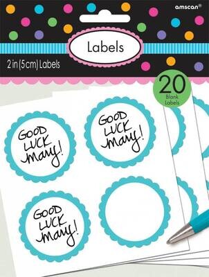 Labels -Blue-20pk/2&#39;&#39;