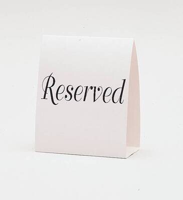Place Cards-Reserved-12pk/5&#39;&#39;
