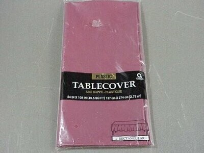 Table Cover-Rect-Burgundy-Plastic-54&#39;&#39; x 108&#39;&#39;