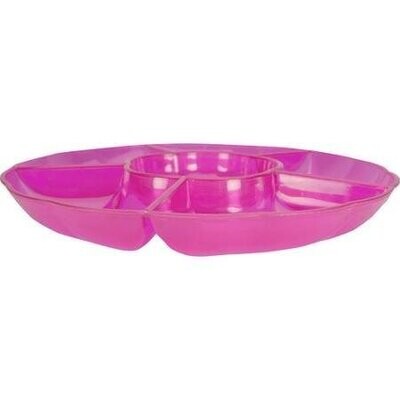 Compartment Tray-Pink-Plastic-16&#39;&#39;