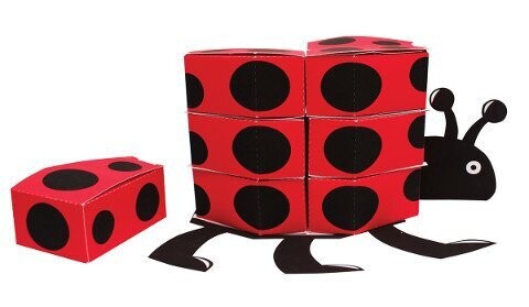 Centerpiece-Favor Box-Ladybug Fancy-1pkg-11.25&quot;