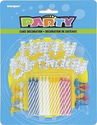 Candles-Cake Decor-12pk