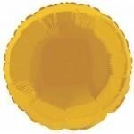 Foil Balloon - Round - Gold - 18&#39;&#39;