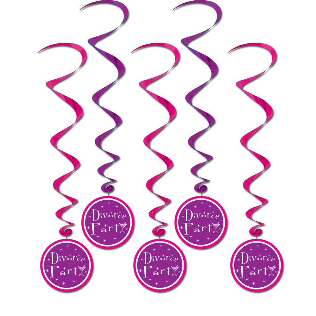 Danglers-Foil Swirl-Divorce Party-5pkg-3.4ft