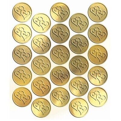 Seals-Hearts-Gold-Metallic-25pk-1&#39;&#39;