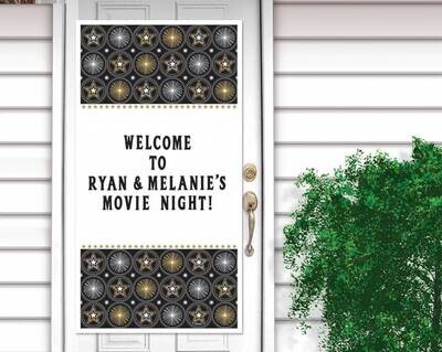 Door Decor- Personalize It- Hollywood-65&#39;&#39; x 33.5&#39;&#39;