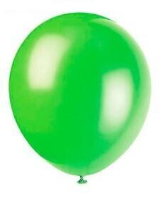 Balloons-Latex-Lime Green-12&#39;&#39;-10pk