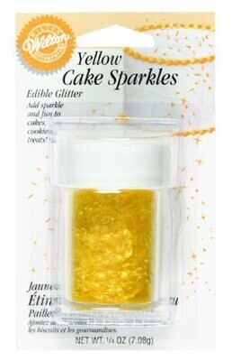 Cake Sparkles-Yellow Sparkles-1pkg-7.08g