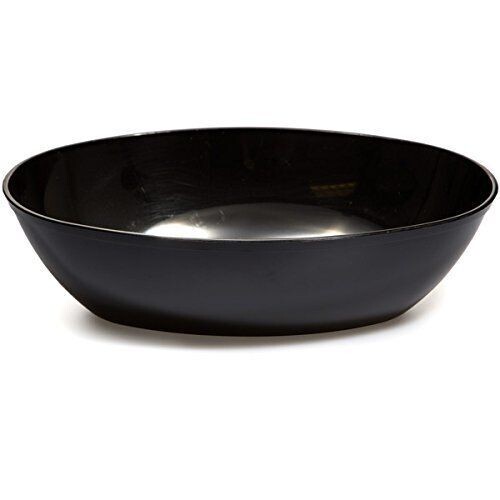 Bowl-Oval-Black-Plastic-85oz