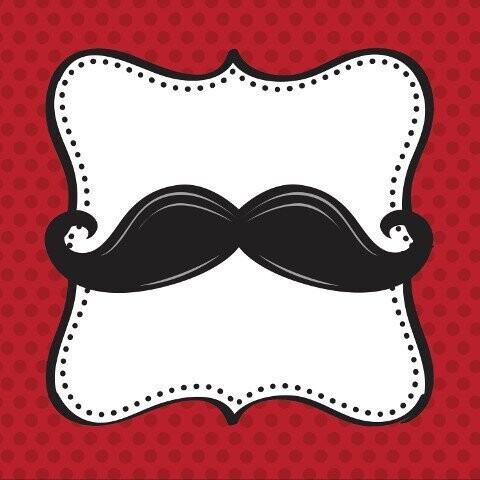 Napkins-BEV-Mustache Madness-16pkg-3ply - Discontinued