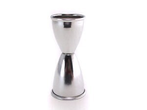Mini Double Jigger- Chrome Plated Steel- 3.5&quot;