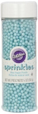 Sprinkles-Light Blue Sugar Pearls-1pkg-141g
