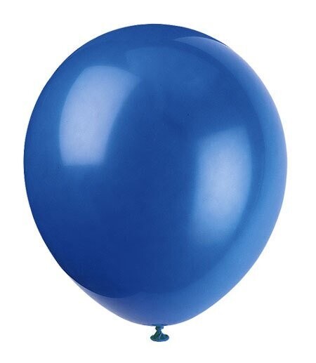 Balloons-Latex-Royal Blue-12&#39;&#39;-10pk