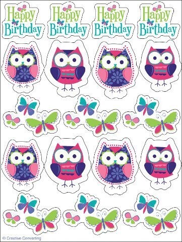 Stickers-Owl Pal-4 Sheets