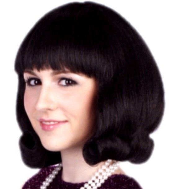 Wig-Black Flip-One Size