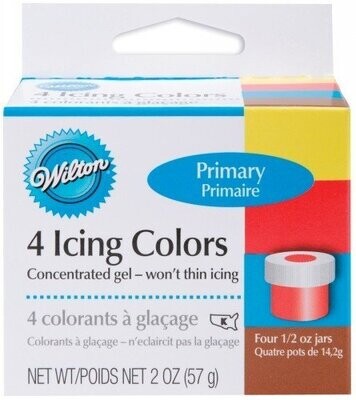 Icing Colors-Primary Colors-1pkg-57g