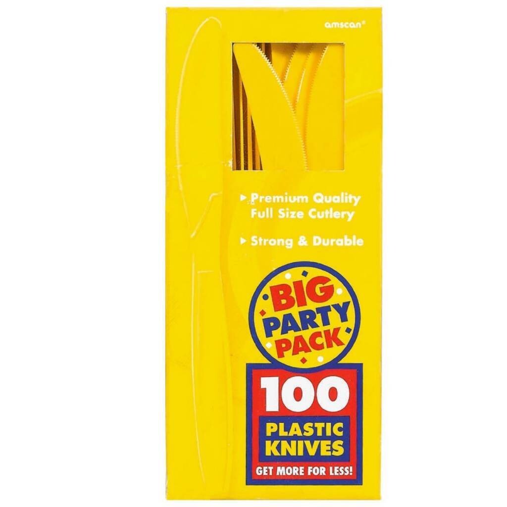Knives-Premium-Yellow Sunshine-Box/100pkg-plastic