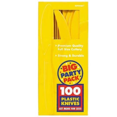 Knives-Premium-Yellow Sunshine-Box/100pkg-plastic