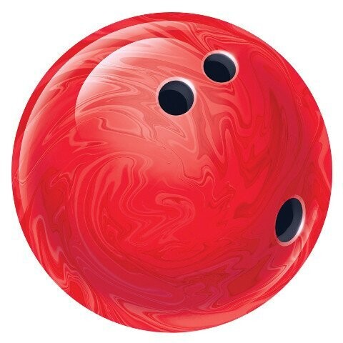 Cutout-Bowling Ball-1pkg-15"