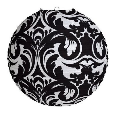 Lantern-Paper-Ever After Damask-1pkg-12&quot;