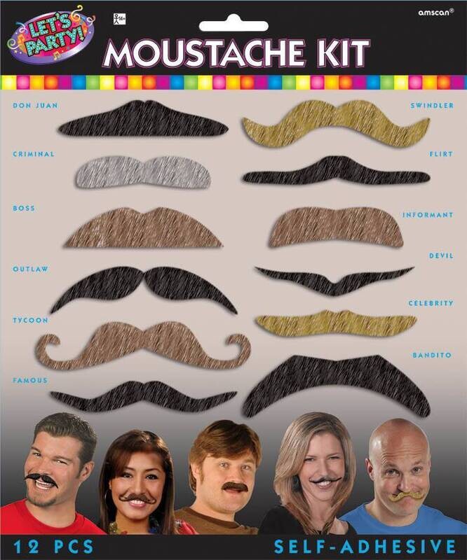 Mustache Kit -Let&#39;s Party