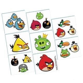 Tattoos-Angry Birds-16pk (Discontinued)