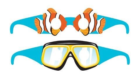 Party Favors-Ocean Party Goggles-6pkg