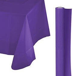 Tablecover Roll-Purple-100Ft-Plastic