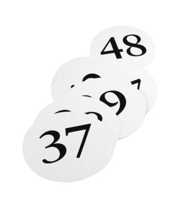 Table Numbers-Round-37~48-12pk/5&#39;&#39;