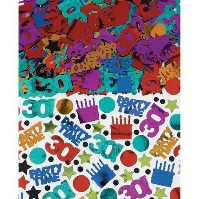 Confetti-Dots and Stripes-30th Birthday