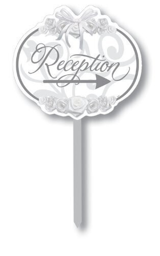 Yard Sign-Reception-Direction-14&#39;&#39; x 15&#39;&#39;