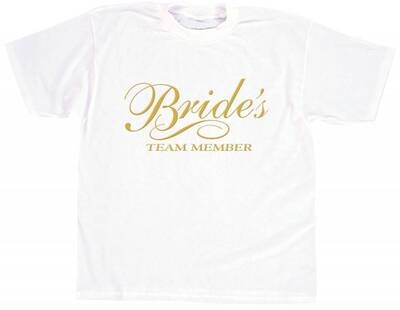 T-Shirt-Bride&#39;s Team Member-1pkg-Adult XL