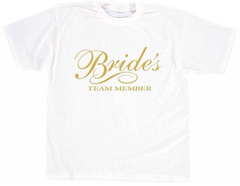 T-Shirt-Bride&#39;s Team Member-1pkg-Adult XL