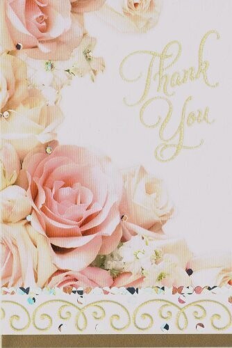Thank You Cards-Dazzling Shower-8pk