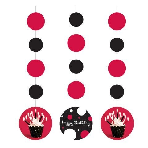 Hanging Cutouts-Cupcake Blowout-3pkg-36&quot;