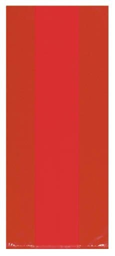 Loot Bags- Apple Red- 25pcs (9.5&quot;x4&quot;)