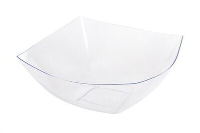 Bowl-Square-Clear-12''-Plastic