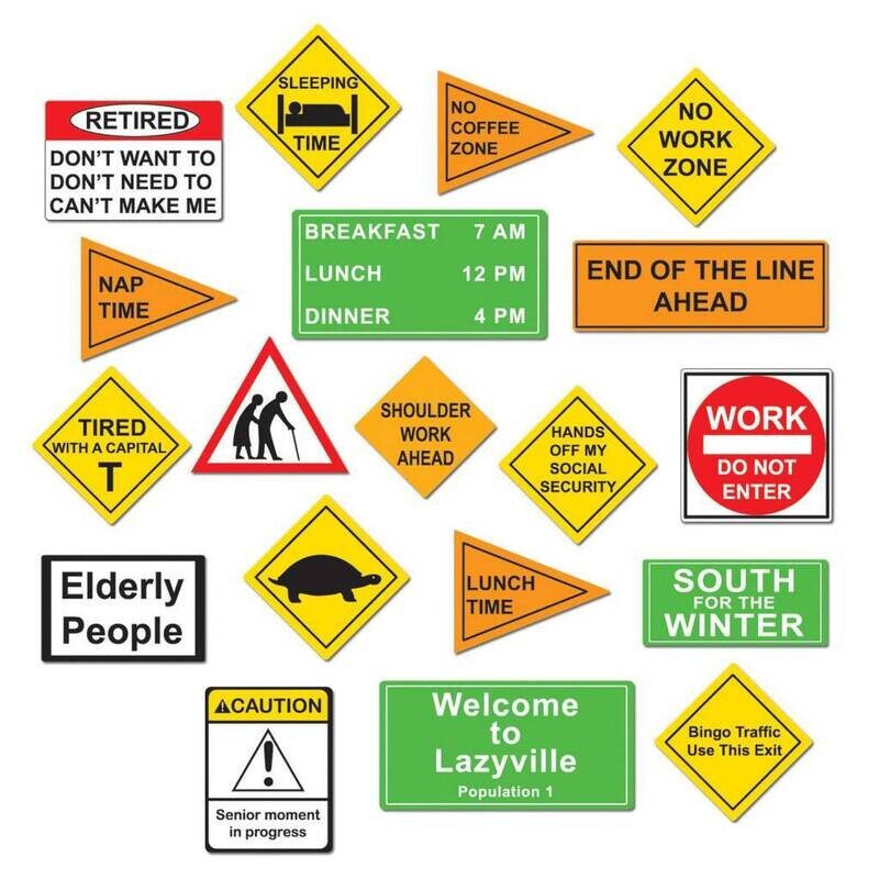 Cutouts-Retirement - 19pc