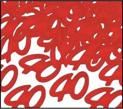Confetti-Red 40th Anniversary-14g