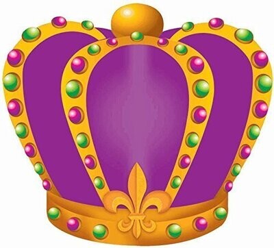 Cutout-Mardi Gras-Crown