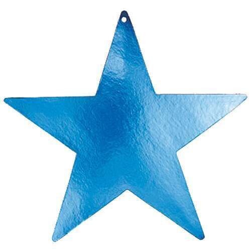 Cutouts-Star-Blue-9&#39;&#39;-Foil