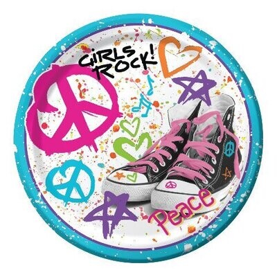 Plates-BEV-Totally 80&#39;s-8pkg-Paper - Discontinued