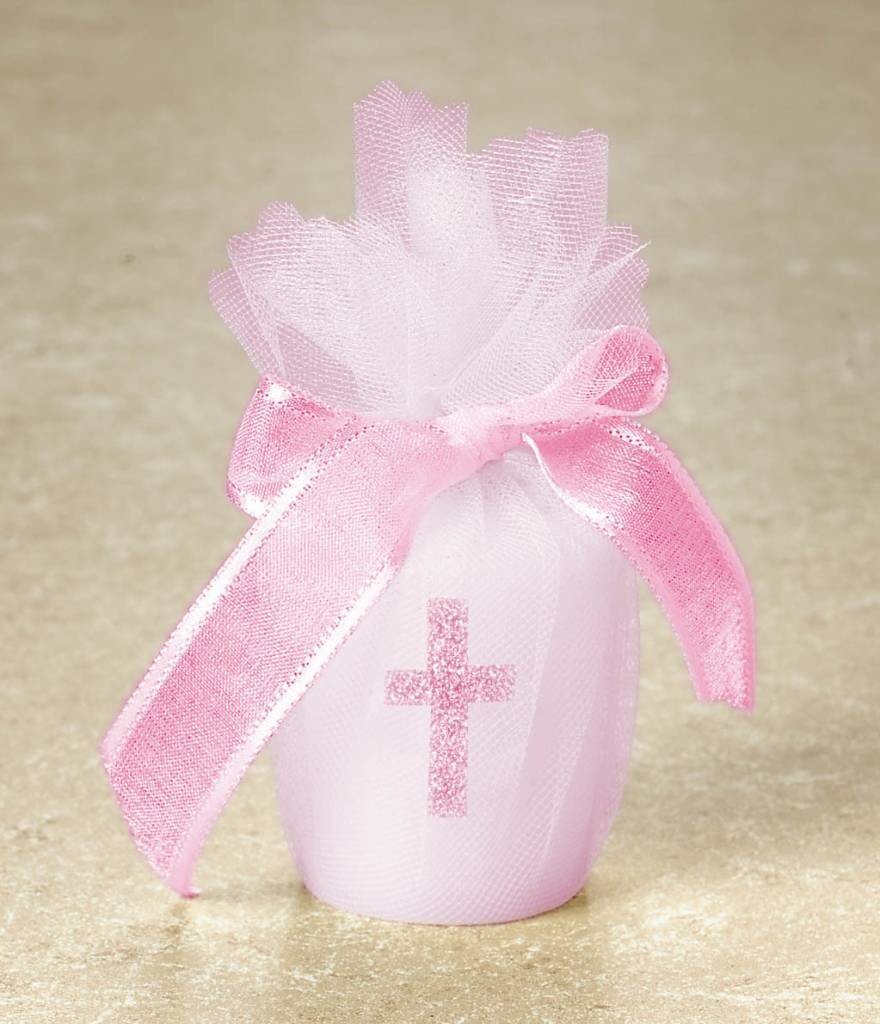 Candle-Baby Shower-Religious-Pink-2&#39;&#39;