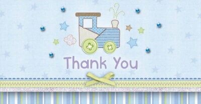 Thank you Cards-Carters Baby Boy-8pk