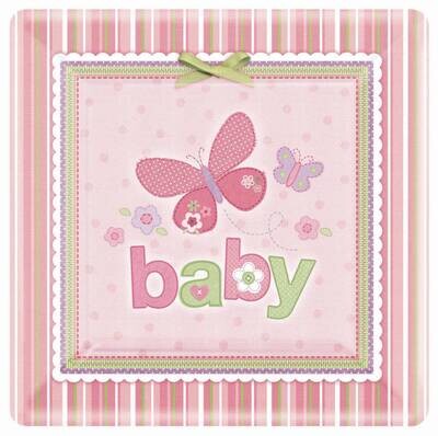 Plates-DN-Carters Baby Girl-8pk-Paper - Discontinued