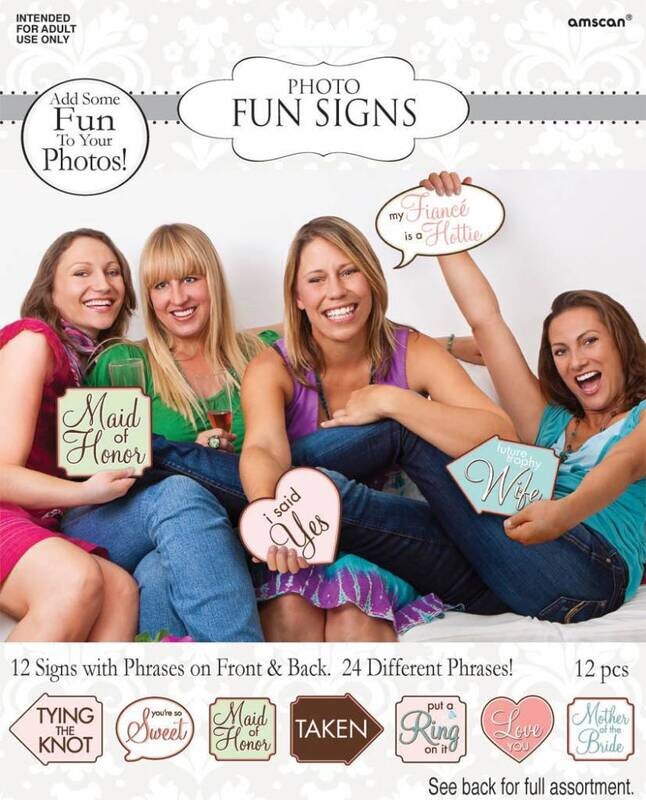 Party Game-Bridal Shower Signs Game